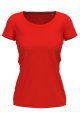 Dames T-shirt Strech Stedman Claire ST9700 scarlet red